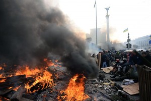Gewalt auf dem Kiewer Unabhängigkeitsplatz gipfelte in der Vertreibung der gewählten Regierung. © Mstyslav Chernov